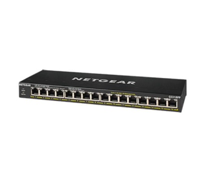 Switch Netgear 16p GS316PP (16x10/100/1000Mbit, 16xPoE+)